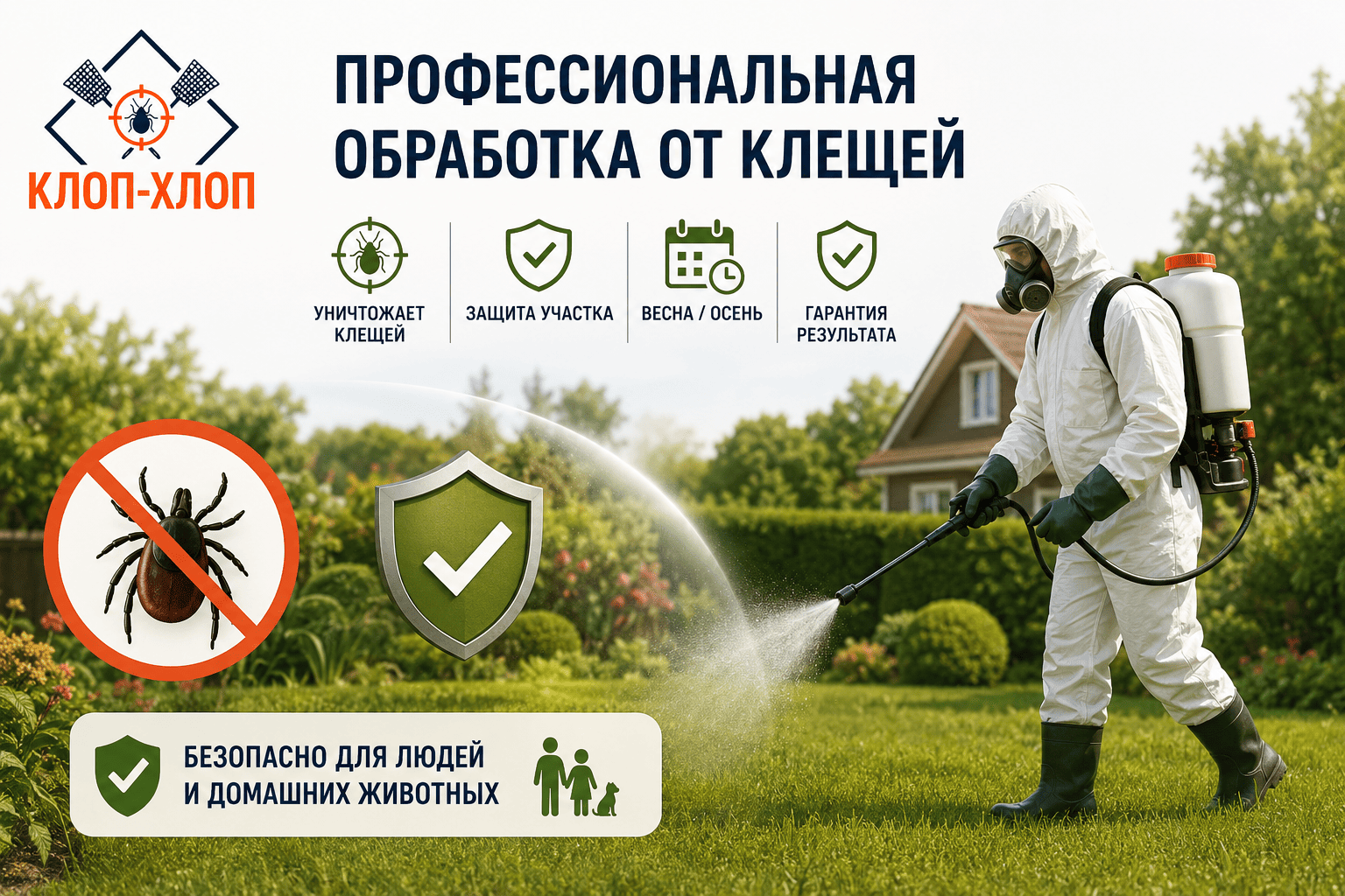 Профессиональная акарицидная обработка: когда и зачем вызывать специалистов